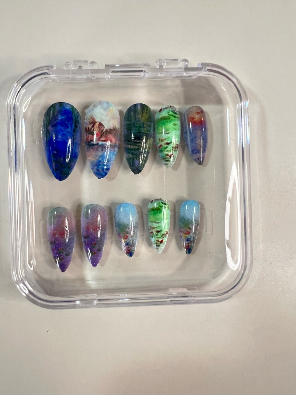 Press On Nail Sets - Bundle of 5 Multi Color Mix with nail kit - Picture 7 of 7